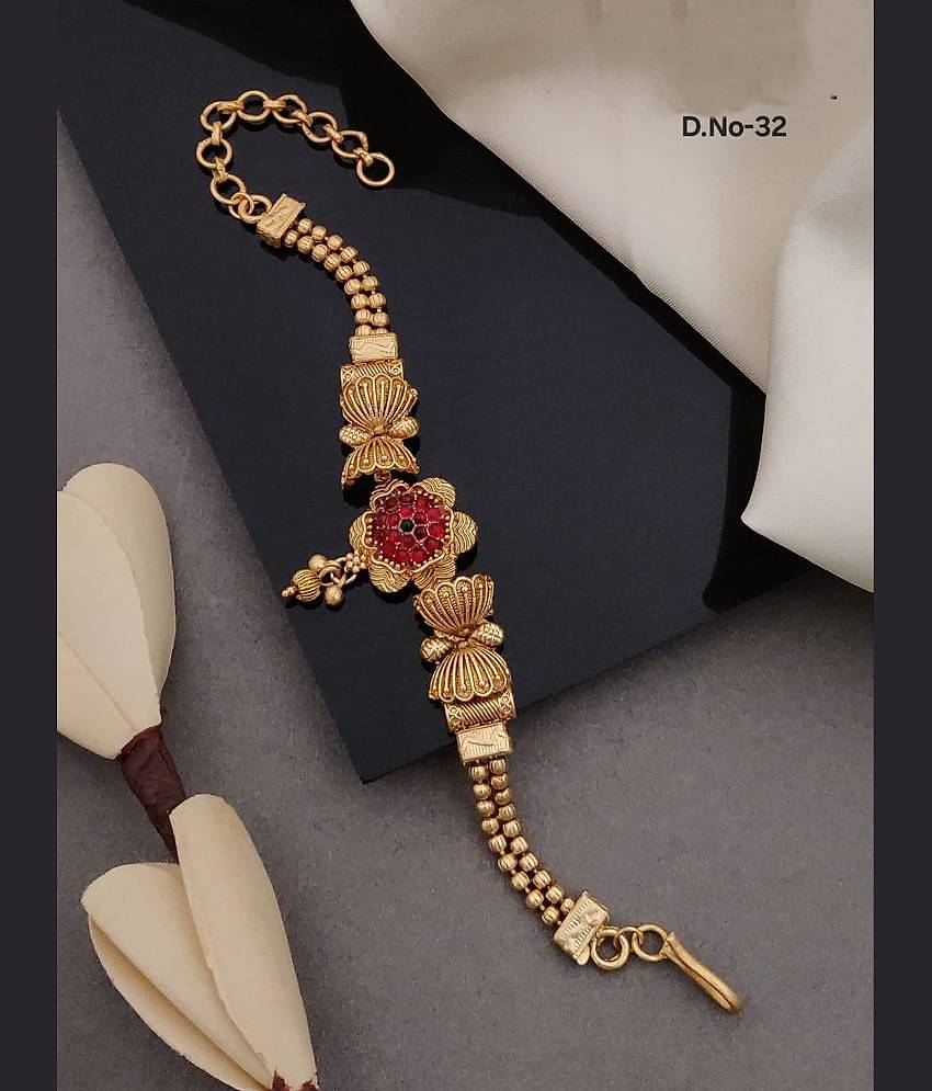 Shivay Fashion Gold Bracelet ( Pack of 1 )