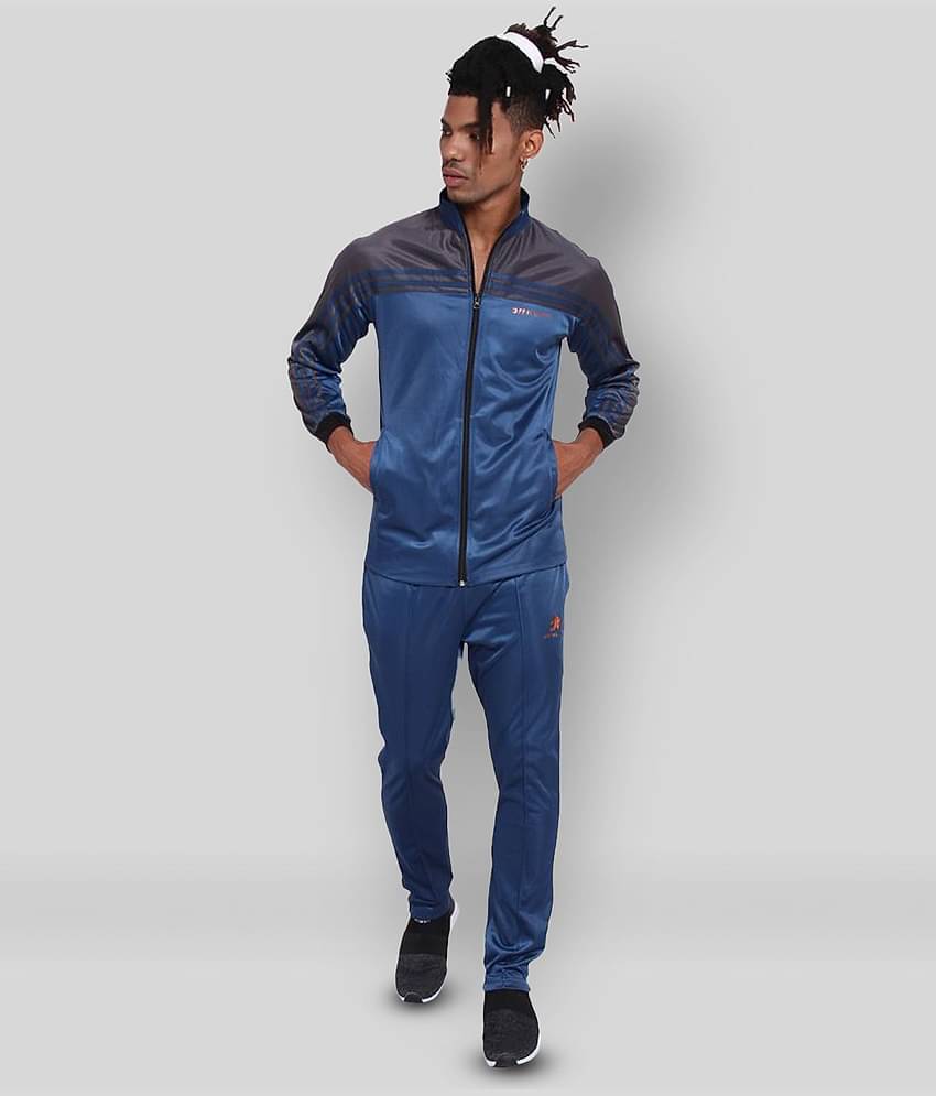 OFF LIMITS - Multicolor Polyester Regular Fit Colorblock Men's Sports Tracksuit ( Pack of 1 )