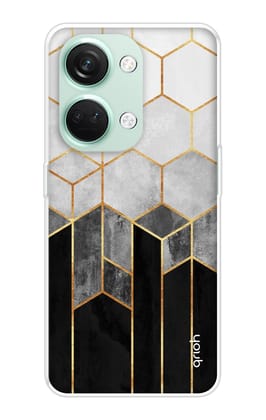 Hexagonal Pattern Soft Cover for OnePlus Nord 3 5G