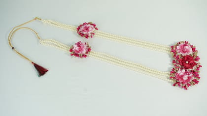 Handcrafted Floral Jewellery Set | Traditional Indian Flower Jewellery | Elegant Wedding & Festive Accessory Handcrafted Floral Jewellery Set | Traditional Indian Flower Jewellery | Elegant Wedding & Festive Accessory