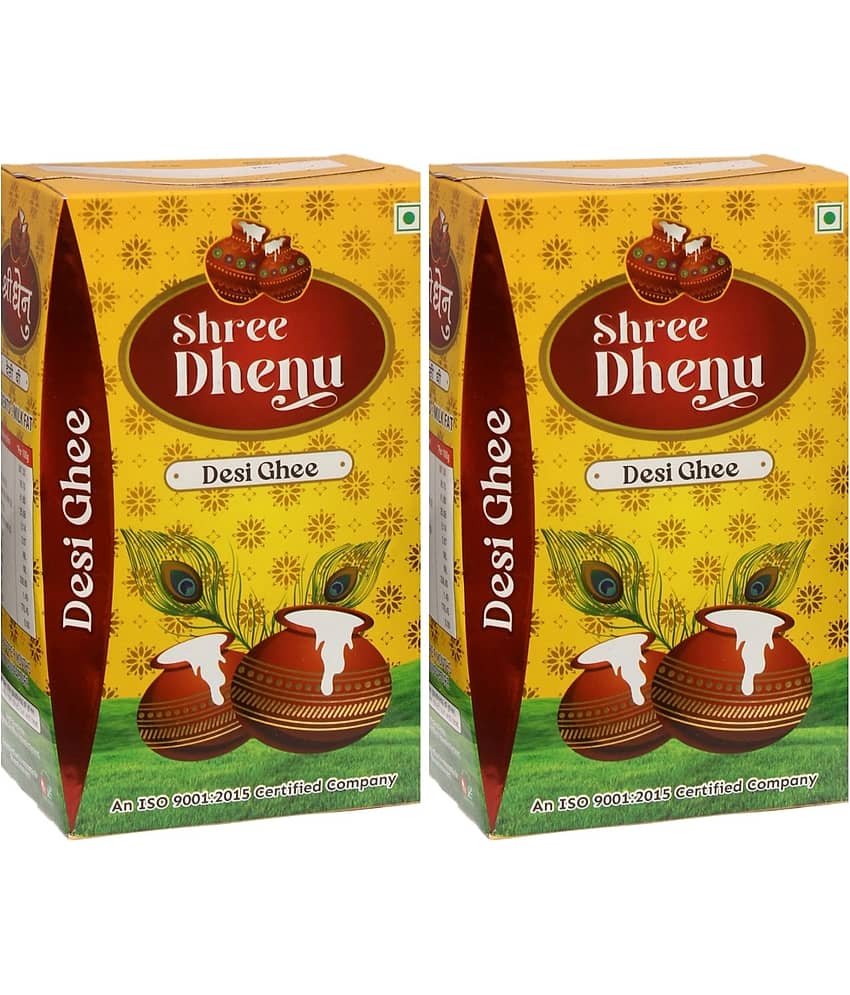 SHREE DHENU Ghee 500 mL Pack of 2