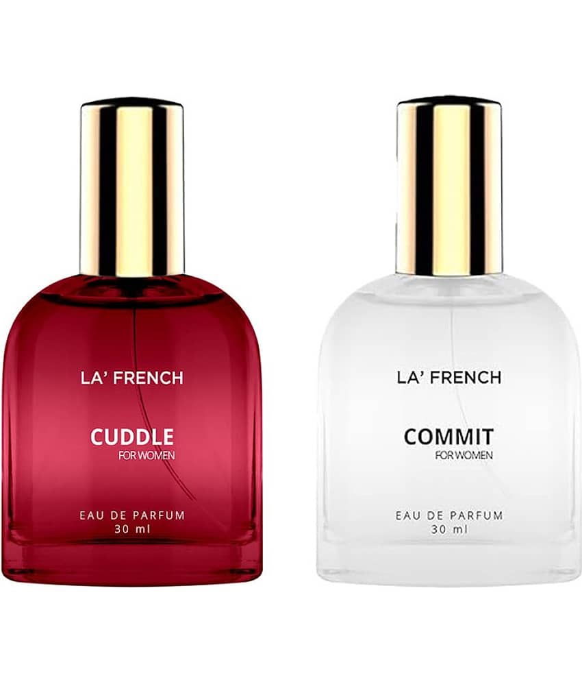 LA FRENCH -  Cuddle & Commit Eau De Parfum (EDP) For Unisex  60ml  ( Pack of 2 )