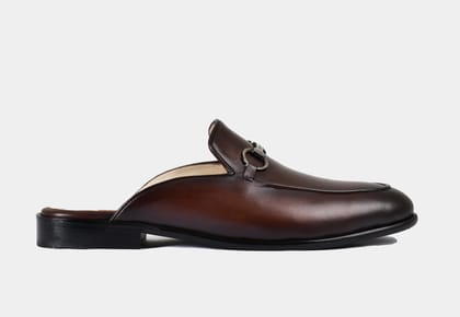 MULE | BROWN SIGNATURE TRIM (Sale)-UK 6