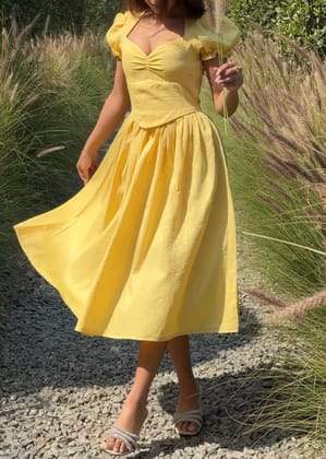Honey Bustier Dress-XXS