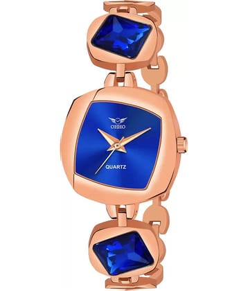 OHHO Rose Gold Metal Analog Womens Watch