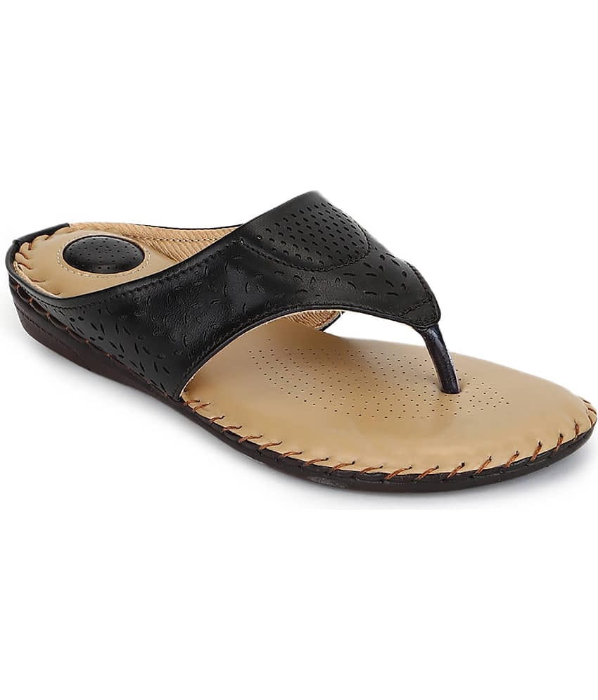 ORTHO JOY - Black Women's Flats