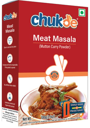 Chukde Spices Meat 100 Chicken 100 Garam Powder 100