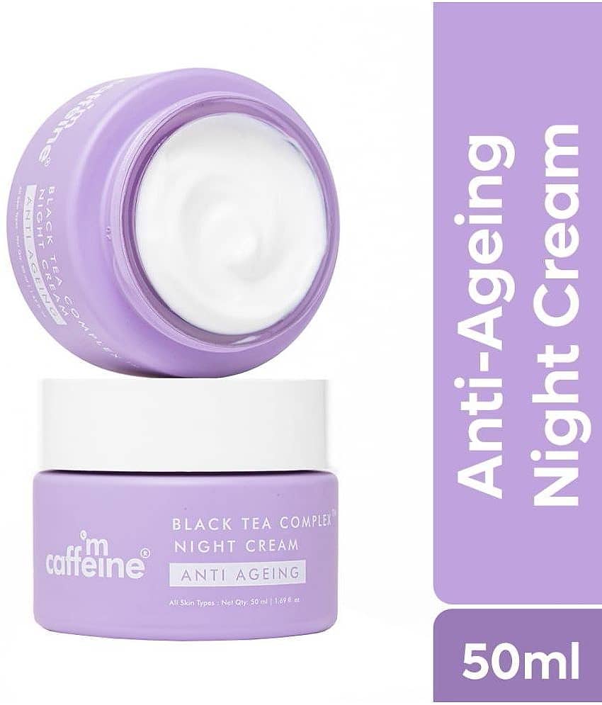 mCaffeineBlack Tea Complex Night Cream 50ml (Pack of 1)