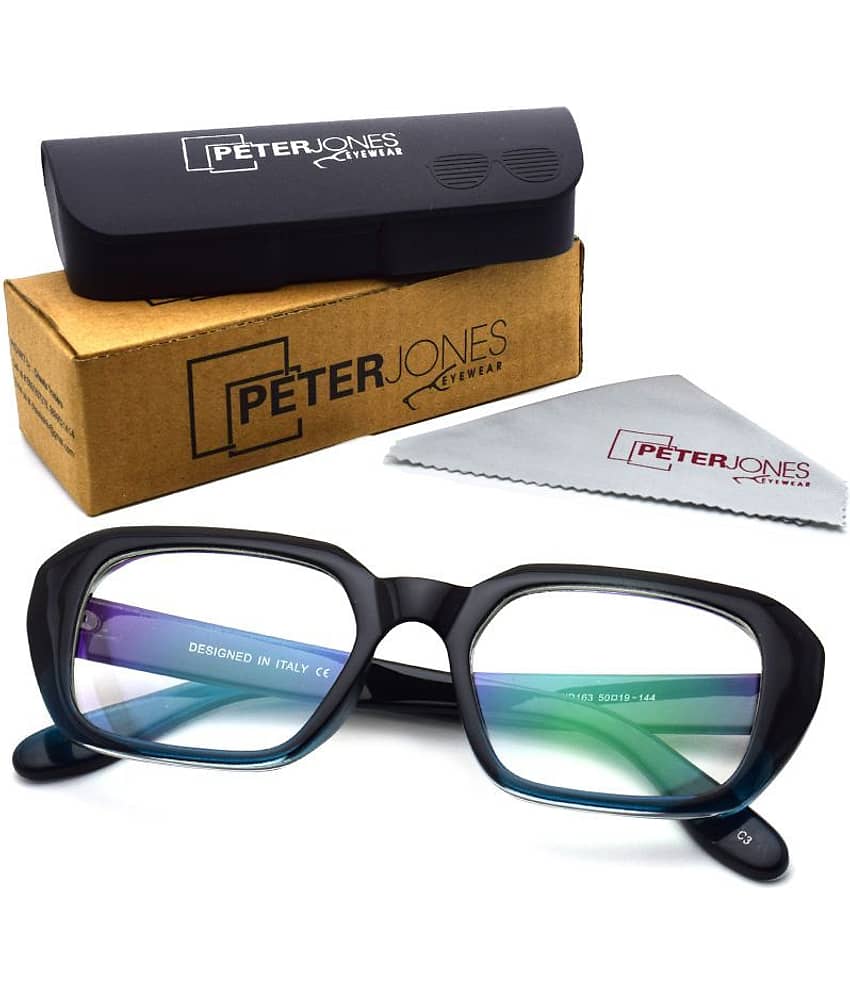 Peter Jones Blue Square Spectacle Frame AG163BL