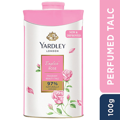 Yardley London English Rose Perfumed Talc, 100 G Yardley London English Rose Perfumed Talc, 100 G