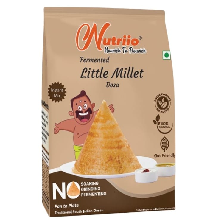 Nutriio - Fermented Little Millet Dosa Powder 200 Gms (Pack of 2)