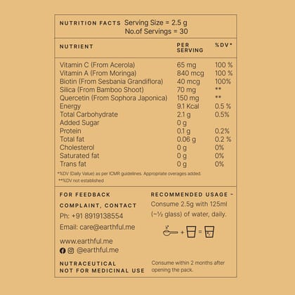 Earthful Root Nourish Hair Fall Support Capsules-Hair Growth