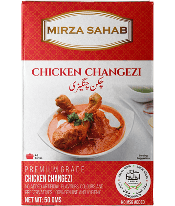 Mirza Sahab Chicken Changezi Instant Mix 50 gm Pack of 4