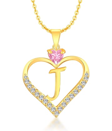 HEER COLLECTION - Pink Pendant set ( Pack of 1 )