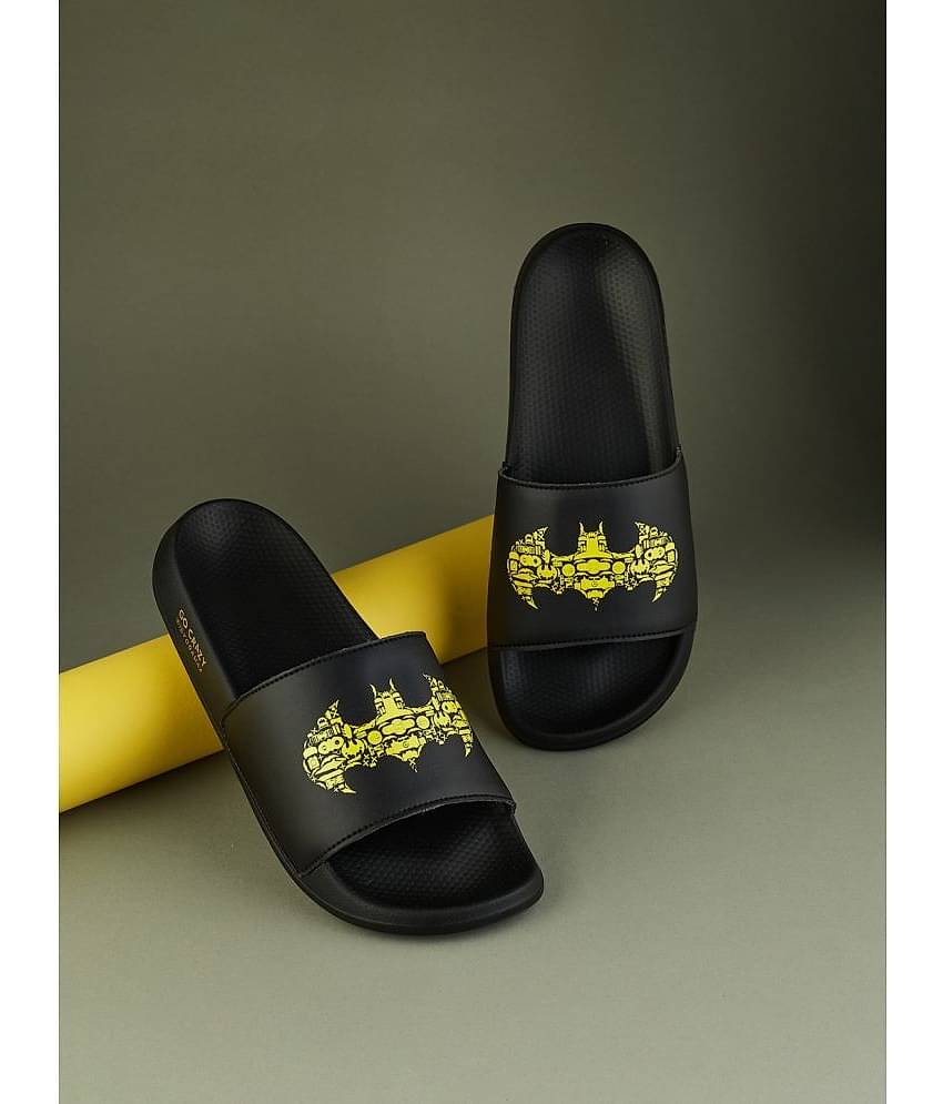 Campus Black Men's Slide Flip Flop