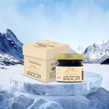 YOGARVEDA Pure Himalayan Shilajit Resin 20g | 100% Ayurvedic Energy & Immunity Booster (20 g) YOGARVEDA Pure Himalayan Shilajit Resin 20g | 100% Ayurvedic Energy & Immunity Booster (20 g)