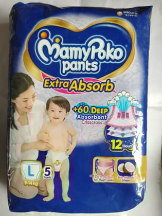Mamypoko Pants Extra absorb 9-14 kg 2x protection For thigh leak 