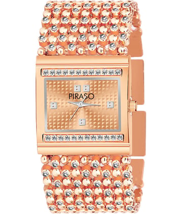 PIRASO Peach Metal Analog Men's Watch
