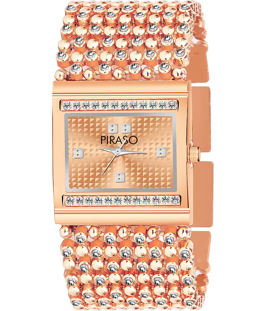 PIRASO Peach Metal Analog Men's Watch