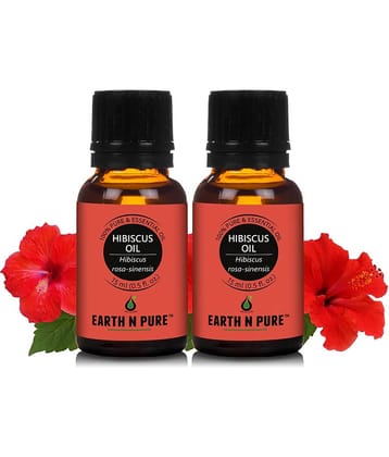 Earth N Pure - Hibiscus Essential Oil 15 mL ( Pack of 2 )