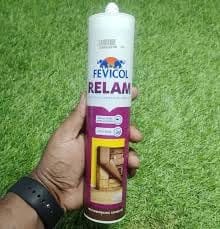 ADISON s Fevi Relam All-Purpose EVERY SURFACE Adhesive, 500g Bottle with Nozzle and 1 Stainless Steel Applicator Gun PACK OF 2 (COMBO OFFER)