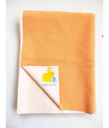 tinyrabbit Orange Laminated Waterproof Sheet ( 70 cm × 100 cm - 1 pcs )