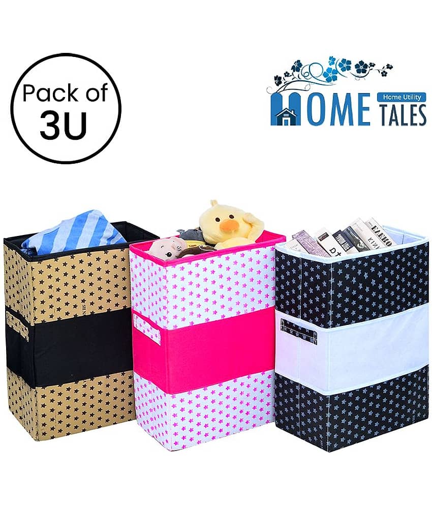 Laundry Bag Waterproof 35 L Multicolour (Pack of 3)