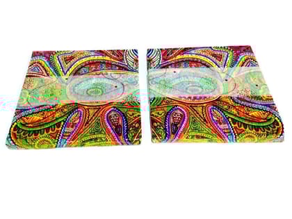 The Elements Ceramic Coasters - Set of 2