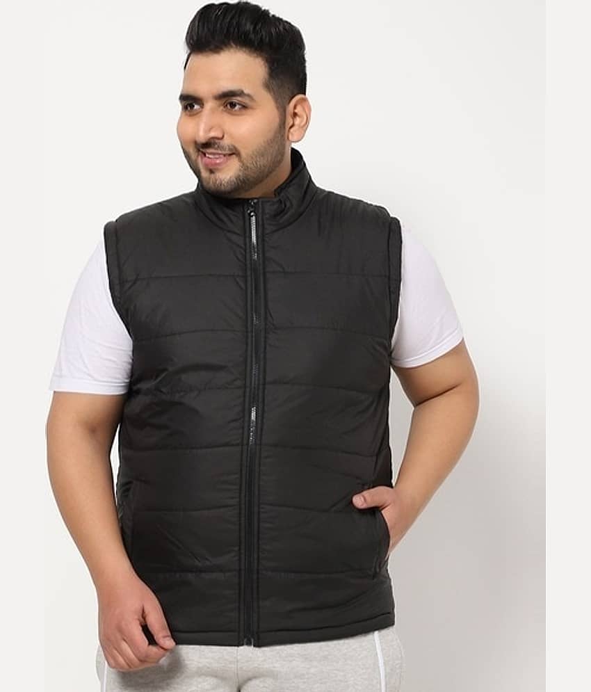 PLUS PARADISE Polyester Men's Puffer Jacket - Black ( Pack of 1 )