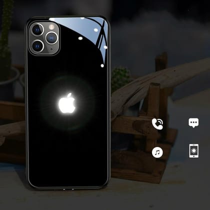 iPhone 11 Series LED Logo Glass Back Case
