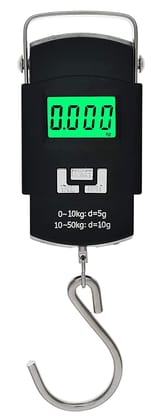 REZNOR Fishing Hook Weighing Scale with Backlit LCD Display, Digital Portable Weight Scale Luggage Scale for Home and Outdoor, 2 AAA Batteries Included | Manual Weight 110 lb/50 Kg (pack of 2)