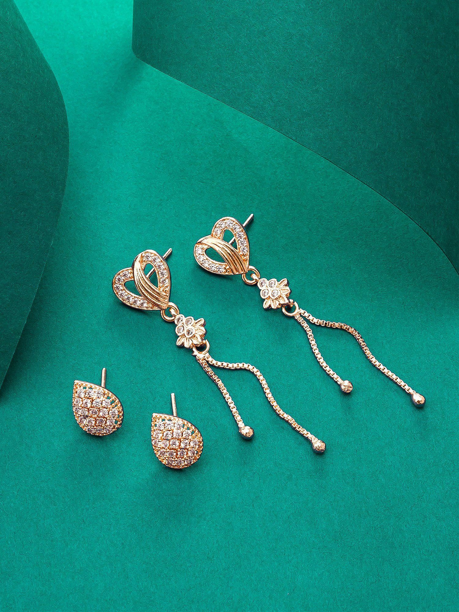 Morison Golden Crescent Earrings Lunar-Inspired Elegance