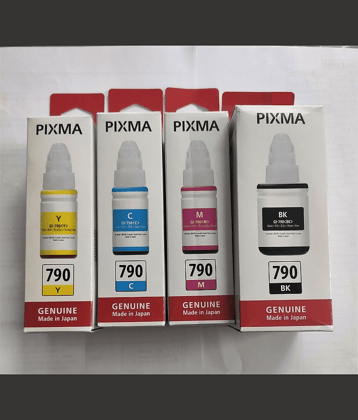 KALAR GI790 For G2010 Multicolor Ink ( 70 ml ) Pack of 4 For GI790 INK Cartridge Use Pixma G1000, G2000, G3000 Printers