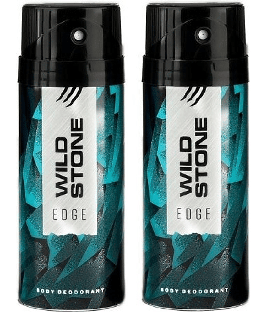 Wild Stone Edge Deodorant Spray for Men 150ml, Pack of 2