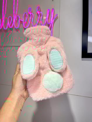Bunny Furr Hot Water Bag | Rabbit Hot Water Bag-Pink