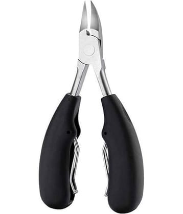 Nail Cutter for Men & Women,Podiatrist Toenail Cuticle Cutter,Professional Thick & Ingrown Toe Nail Clippers, (Black)