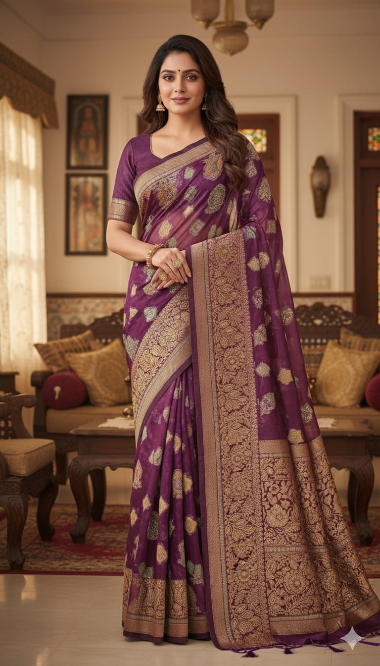 Soft Cotton Silk Sarees  | Attached blouse