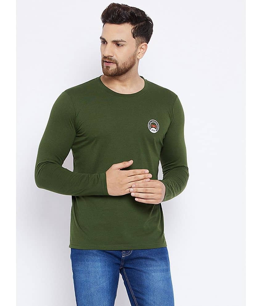 The Million Club Pack of 1 Polyester Regular Fit Men's T-Shirt ( Navy )