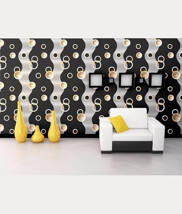 Wow Interiors Abstract Wallpaper ( 45 x 400 ) cm ( Pack of 1 )