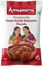 ANNAPOORNA KONGUNADU NATTU KOZHI KULAMBHU MASALA 40G
