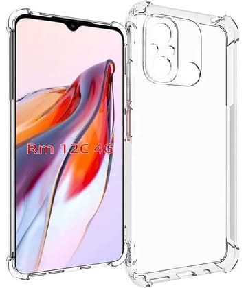 VAKIBO Plain Cases Compatible For Silicon Mi Redmi 12C ( Pack of 1 )