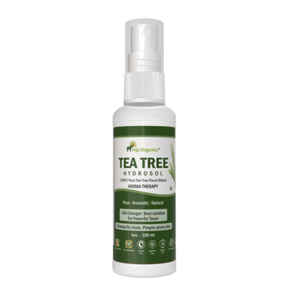 Tea Tree Hydrosol 100ml | 100% Pure Floral Water | Facial & Hair Spray | Natrural cleanser for Acne, Pimple-Prone skin | Chemical Free & Alcohol Free