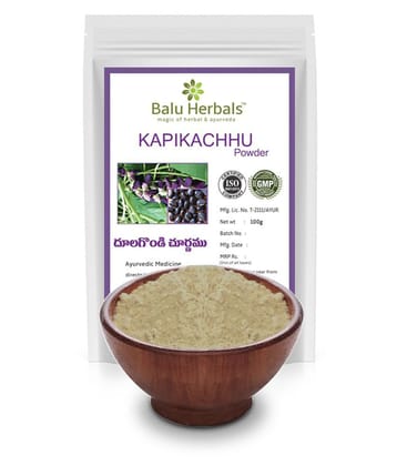 Balu Herbals Kapikachu (Dhulagondi) Powder 100G Powder 100 gm