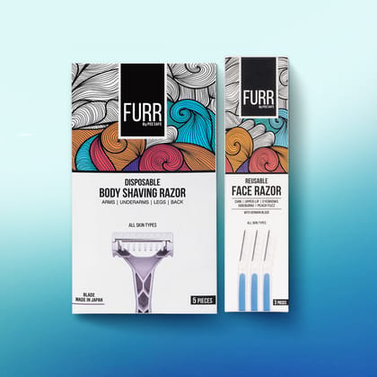 Disposable Body Razor & Reusable Face Razor - (BYOC)