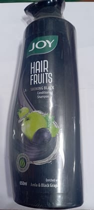 Joy hair fruits shining black conditioning shampoo 650 ml