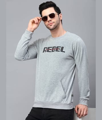 Rigo - Blue Fleece Regular Fit Men's Sweatshirt ( Pack of 1 )