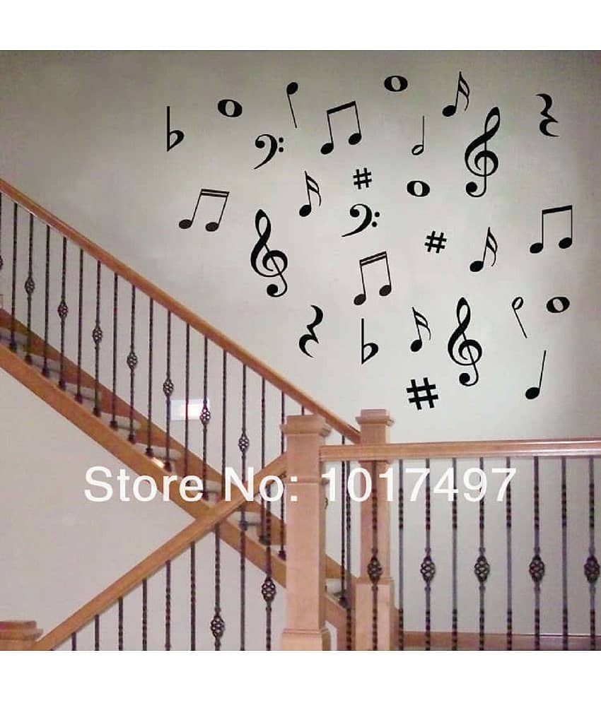 Sticker Studio Music Keys Music Music PVC Sticker