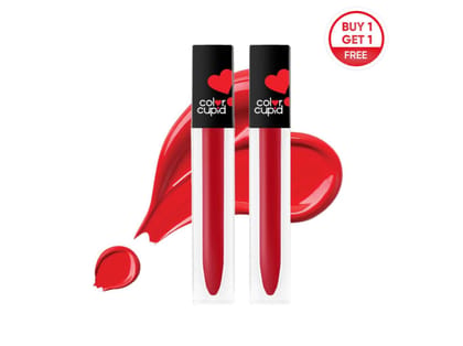 BUY 1 GET 1 - Color Cupid Forever Love Matte Liquid Lipstick - Romantic Red - 4.1 g 