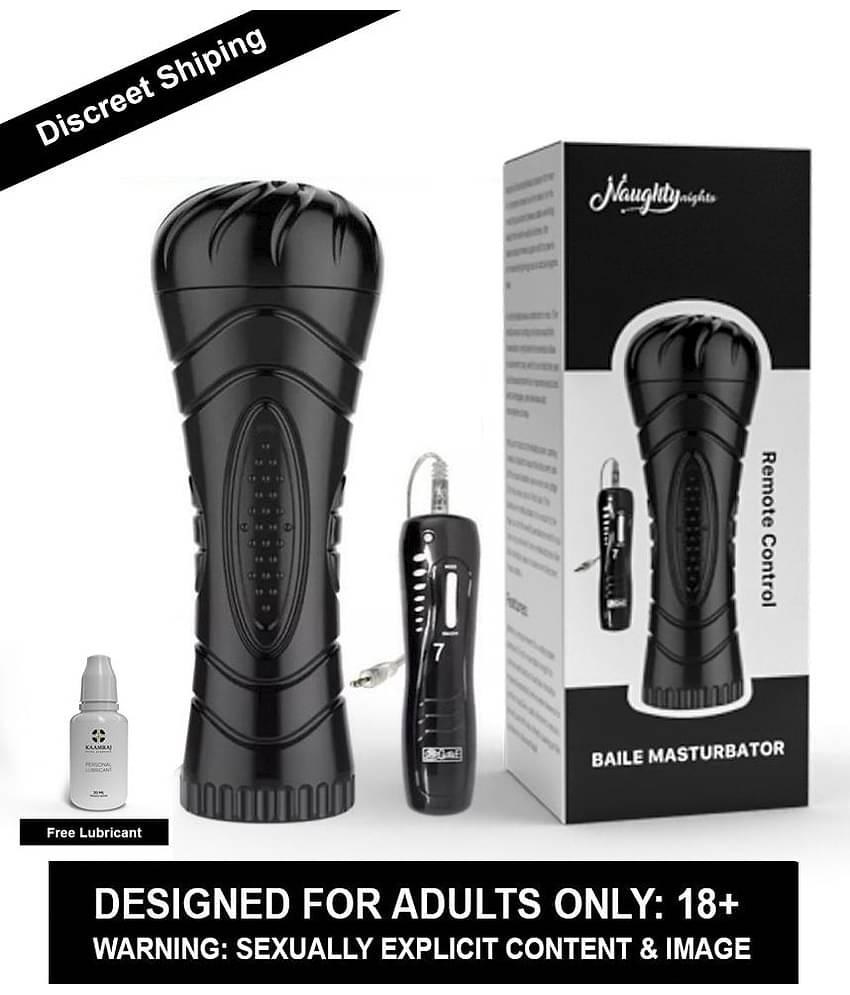 Baile Masturbator Male Masturbator Vagina Shape Vibrating Sex Toy
