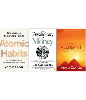 Atomic Habits + The Psychology of Money + THE ALCHEMIST